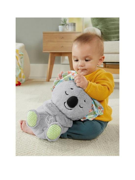 front image of fisher-price-soothe-n-snuggle-koala-musical-plush-baby-toy