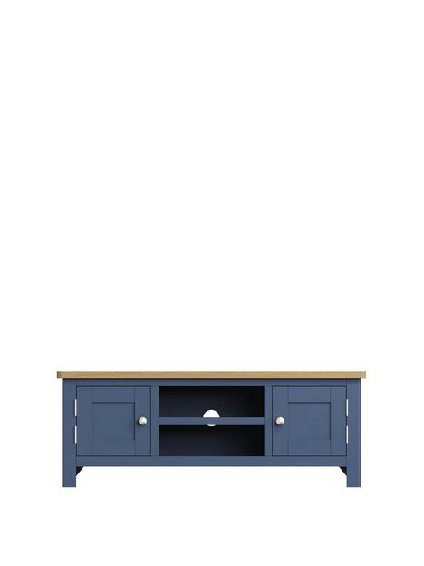 k-interiors-fontana-ready-assembled-solid-woodnbsplarge-tv-unit-fits-upnbspto-52-inch-tv-blue