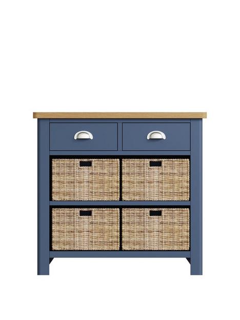 k-interiors-fontana-ready-assembled-solid-wood-2-drawer-4-basket-sideboard-blue