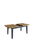  image of k-interiors-fontananbsp160-200-cm-extending-dining-table-nbsp6-chairs-blue
