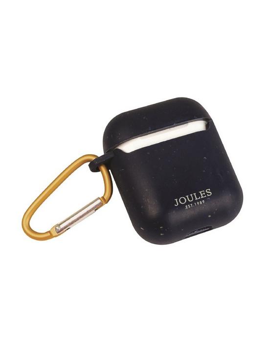 stillFront image of joules-air-pod-case-with-carabiner-clip