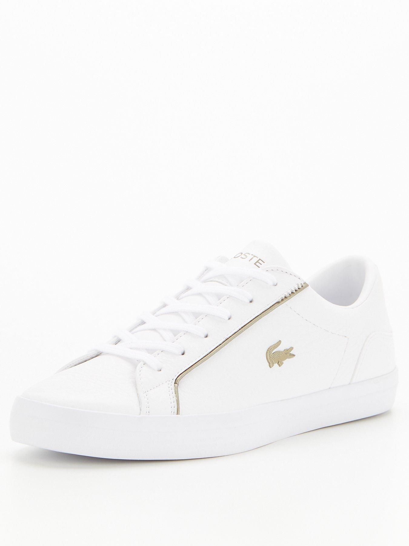 lacoste white boots