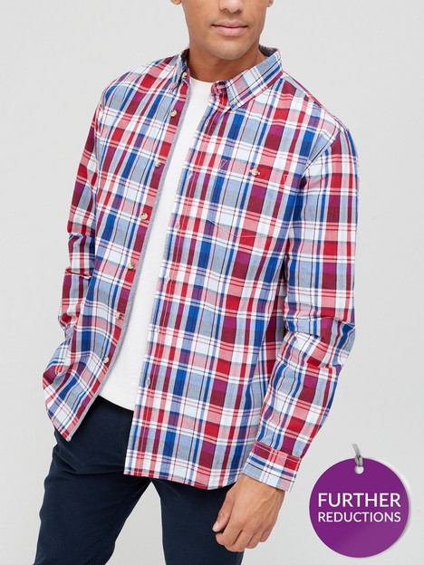 very-man-checked-shirt-red