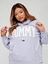  image of tommy-jeans-curve-collegiate-logo-hoodie-lavender