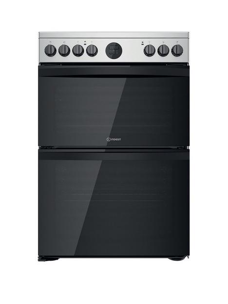 indesit-id67v9hcxnbspfreestanding-electric-double-oven-cooker