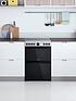  image of indesit-id67v9hcxnbsp60cm-wide-electric-double-oven-cooker-with-ceramic-hob-stainless-steel