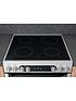  image of hotpoint-hdm67v9hcx-60cm-wide-double-oven-cooker-with-ceramic-hob-stainless-steel