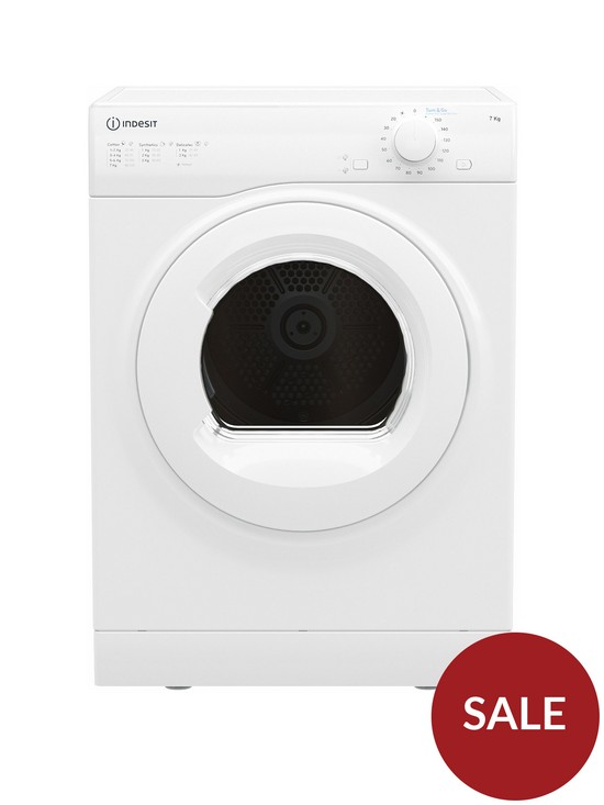 front image of indesit-i1d80wuk-8kg-load-vented-tumble-dryer-white