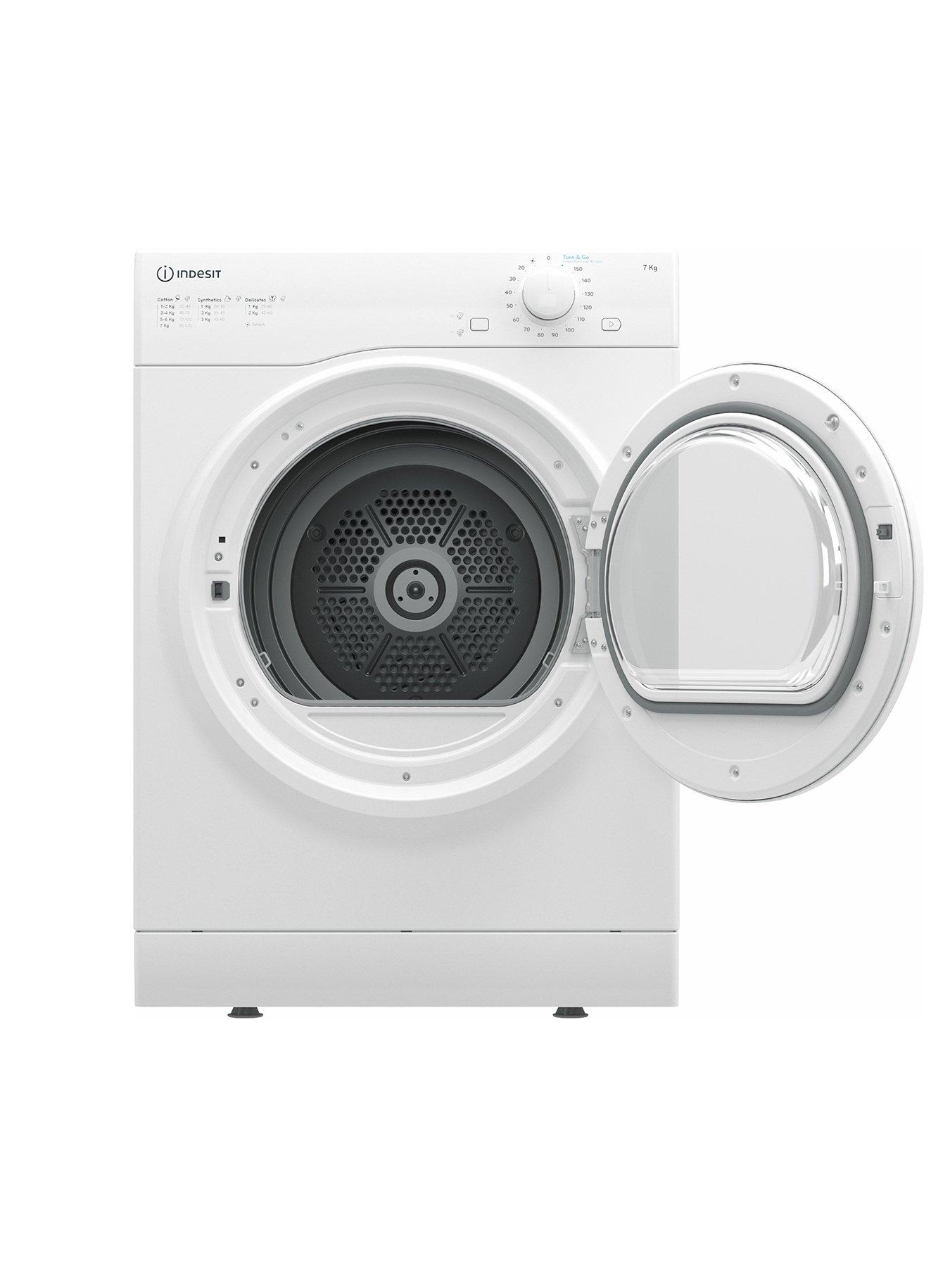 Indesit I1d80wuk 8kg Load Vented Tumble Dryer White 9619