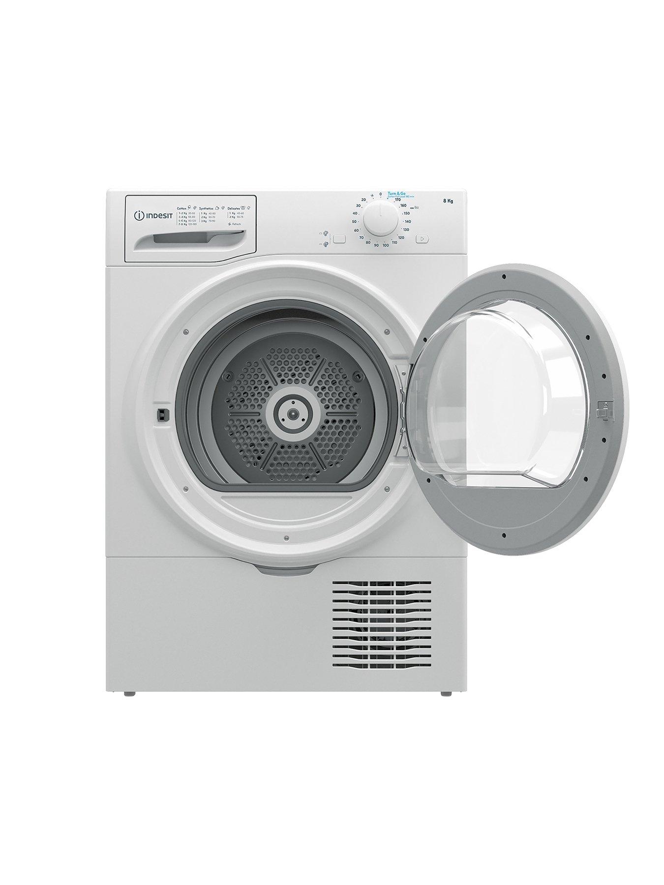indesit silver condenser tumble dryer