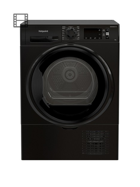 hotpoint-h3d81buk-8kg-freestanding-tumble-dryer-black