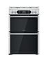  image of hotpoint-hdm67g8c2cx-dual-fuel-double-freestanding-cooker