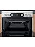  image of hotpoint-hd67g02ccw-freestanding-double-oven-gas-cooker-white