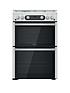  image of hotpoint-hdm67g0c2cx-60cm-widenbspfreestanding-double-oven-gas-cooker