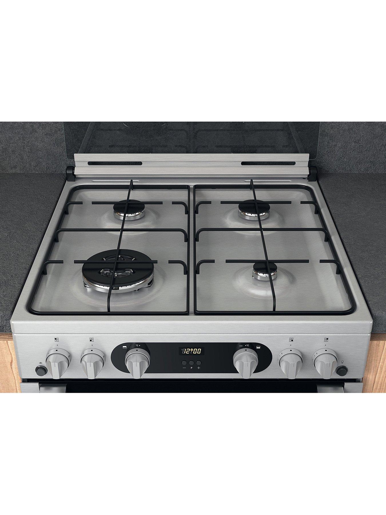 Image 5 of 7 of Hotpoint HDM67G0C2CX 60cm Wide&nbsp;Freestanding Double Oven Gas Cooker