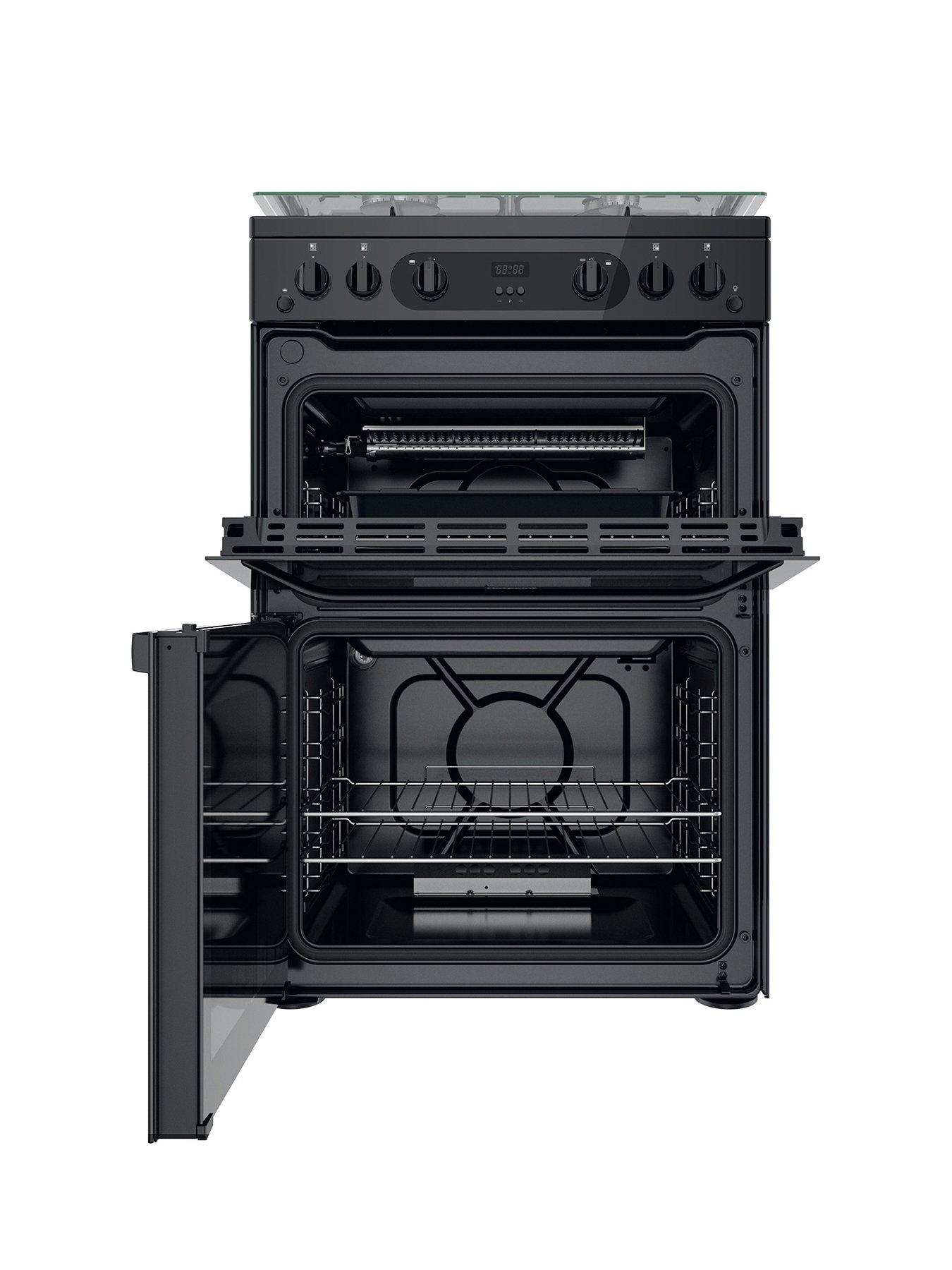 Hotpoint HDM67G0CCB GAS DOUBLE Freestanding COOKER | Littlewoods.com