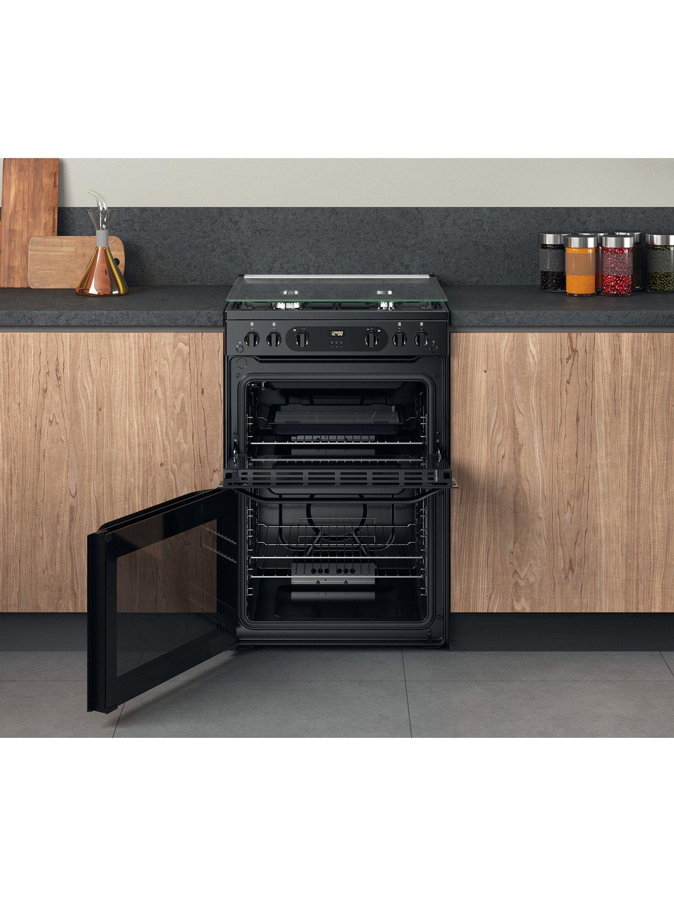  image of hotpoint-hdm67g0ccb-gas-double-freestanding-cooker