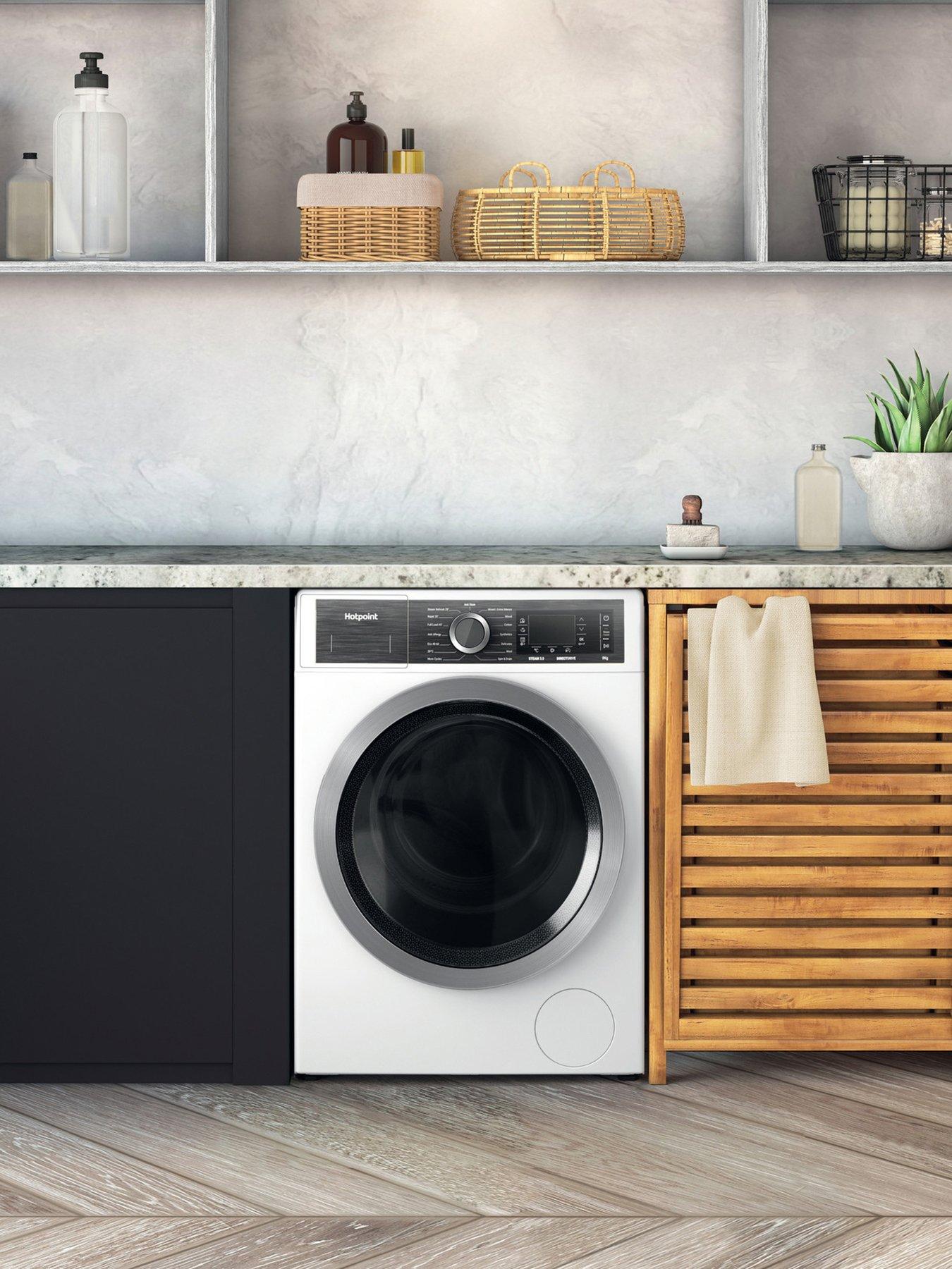  image of hotpoint-gentlepowernbsph6w845wbuk-8kg-freestanding-washing-machine