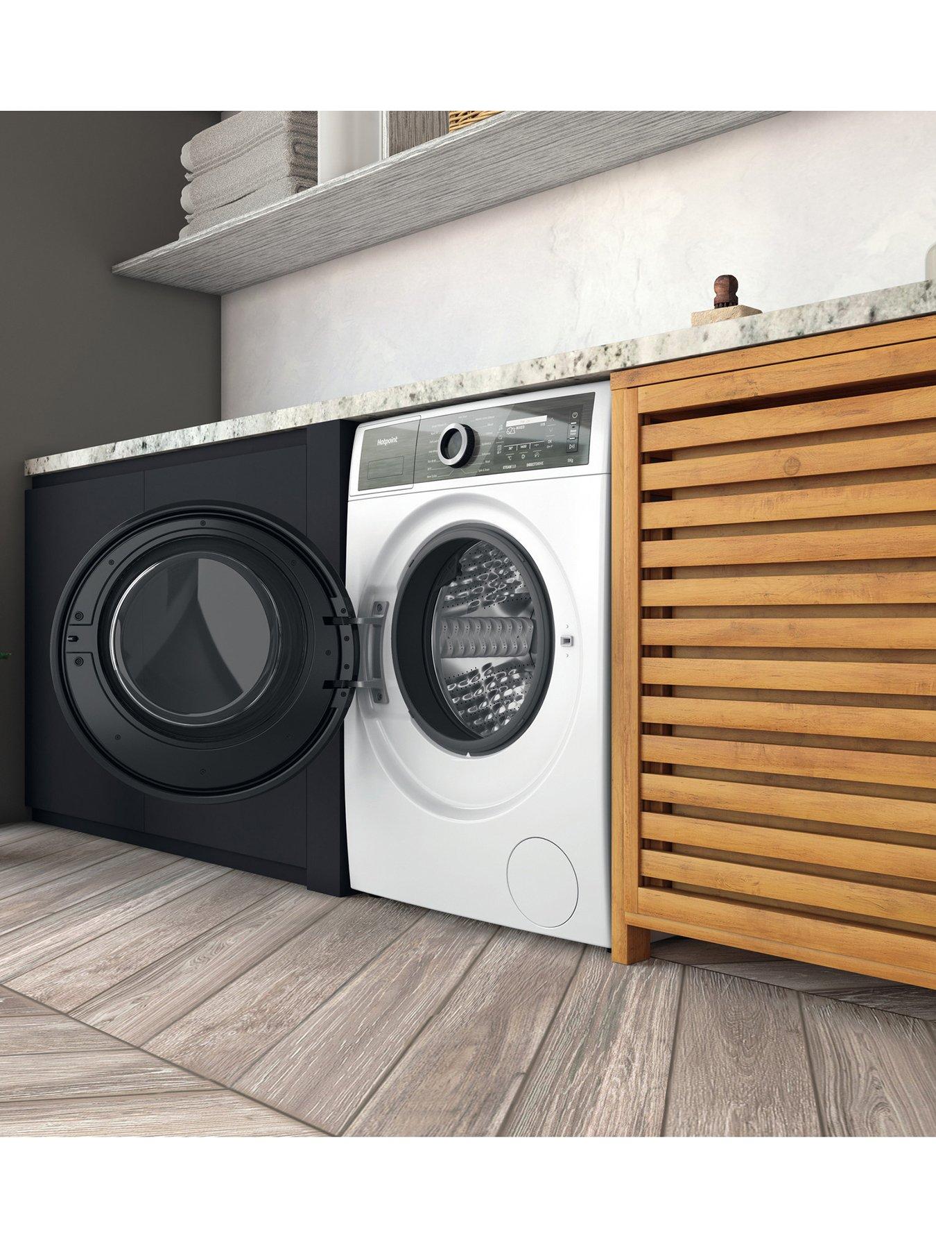  image of hotpoint-gentlepowernbsph6w845wbuk-8kg-freestanding-washing-machine