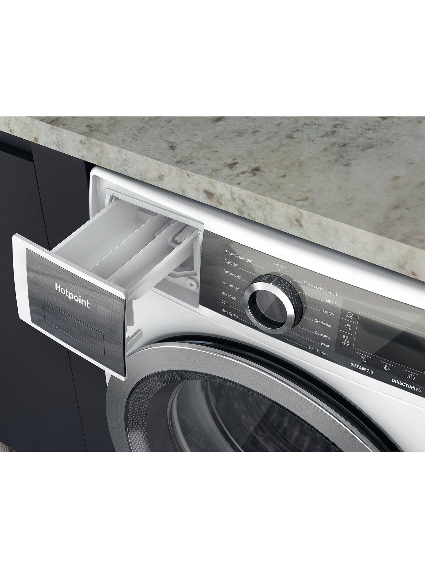  image of hotpoint-gentlepowernbsph6w845wbuk-8kg-freestanding-washing-machine