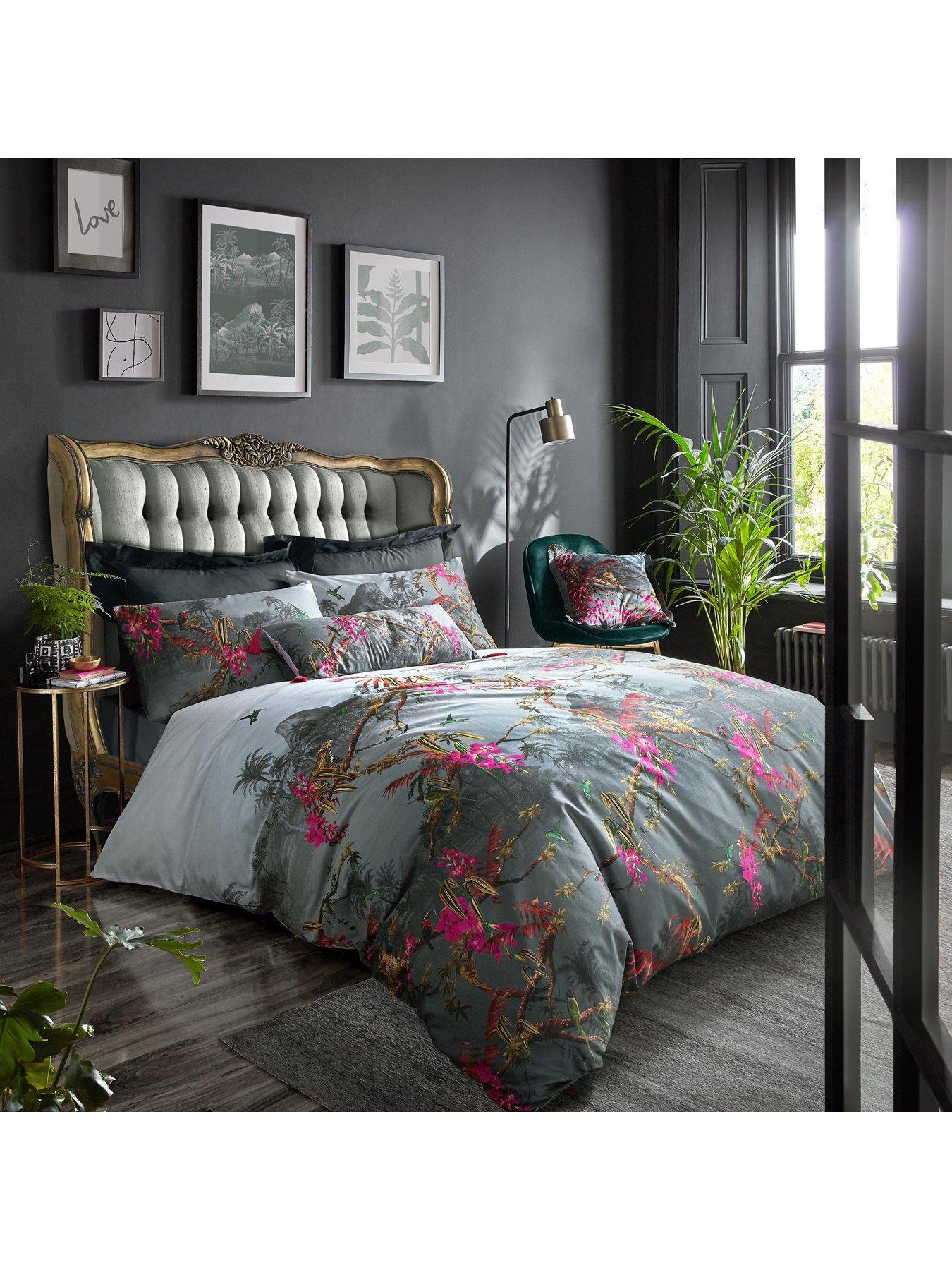 ted baker hibiscus charcoal bedding