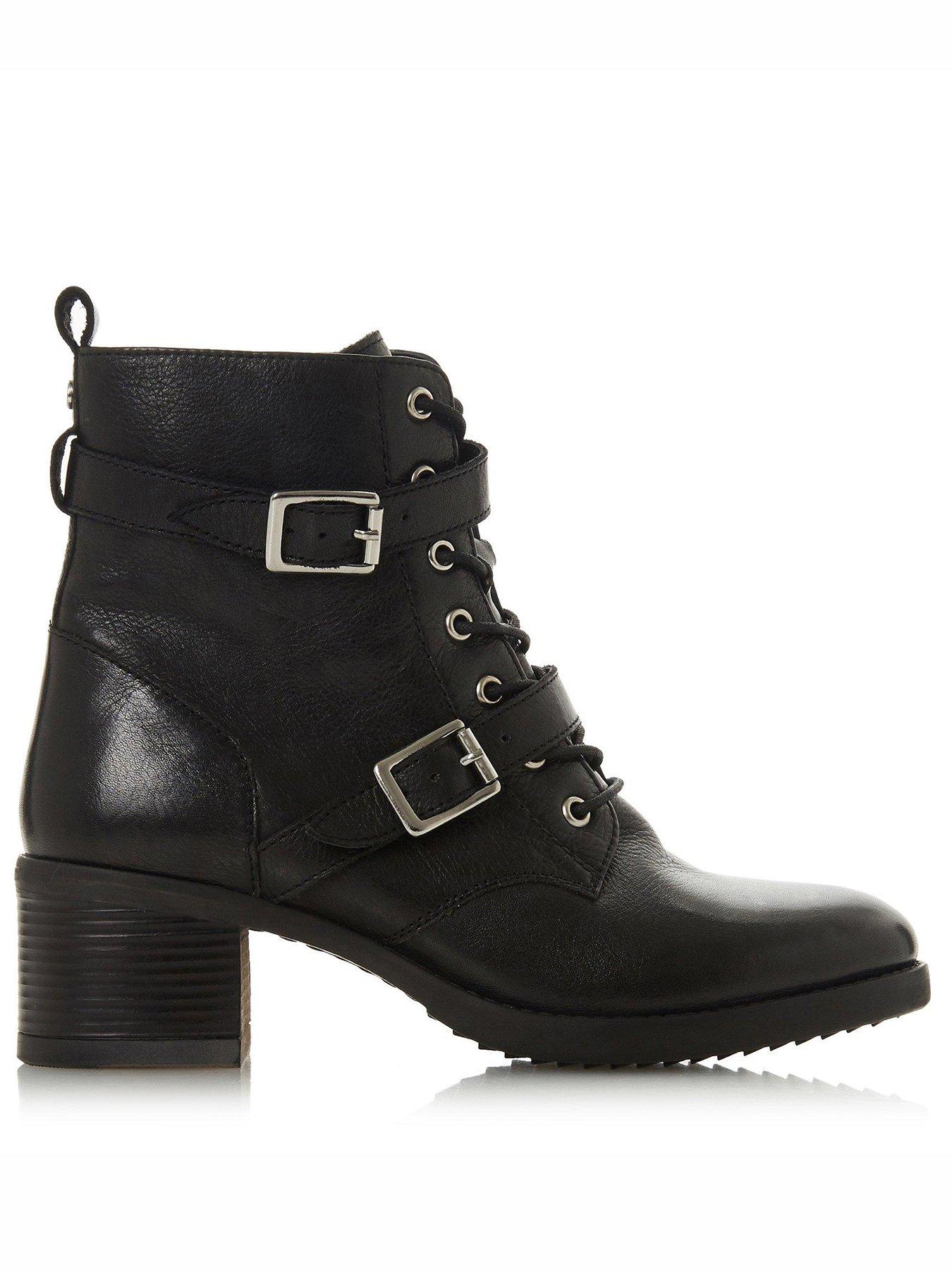 Dune buckle cheap ankle boots