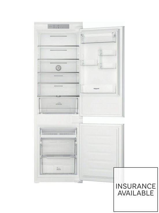 front image of hotpoint-htc18t532-55cm-widenbspintegrated-fridge-freezer-white