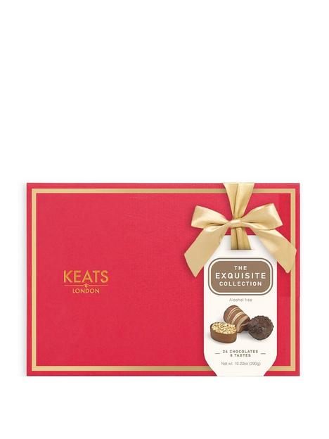 keats-chocolates-red-box-green-bow-24-pieces-290-grams
