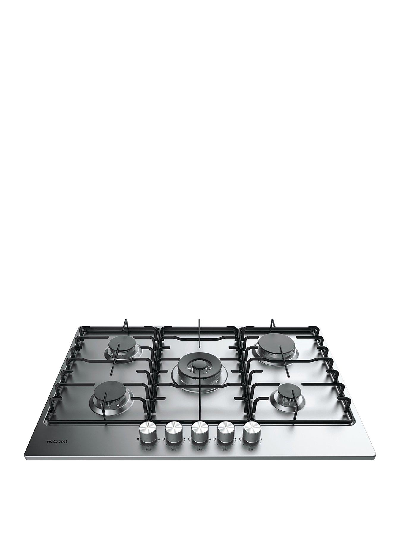 Image 1 of 5 of Hotpoint PPH75PDFIXUK 75cm Wide&nbsp;Built-in 5-Burner&nbsp;Gas Hob