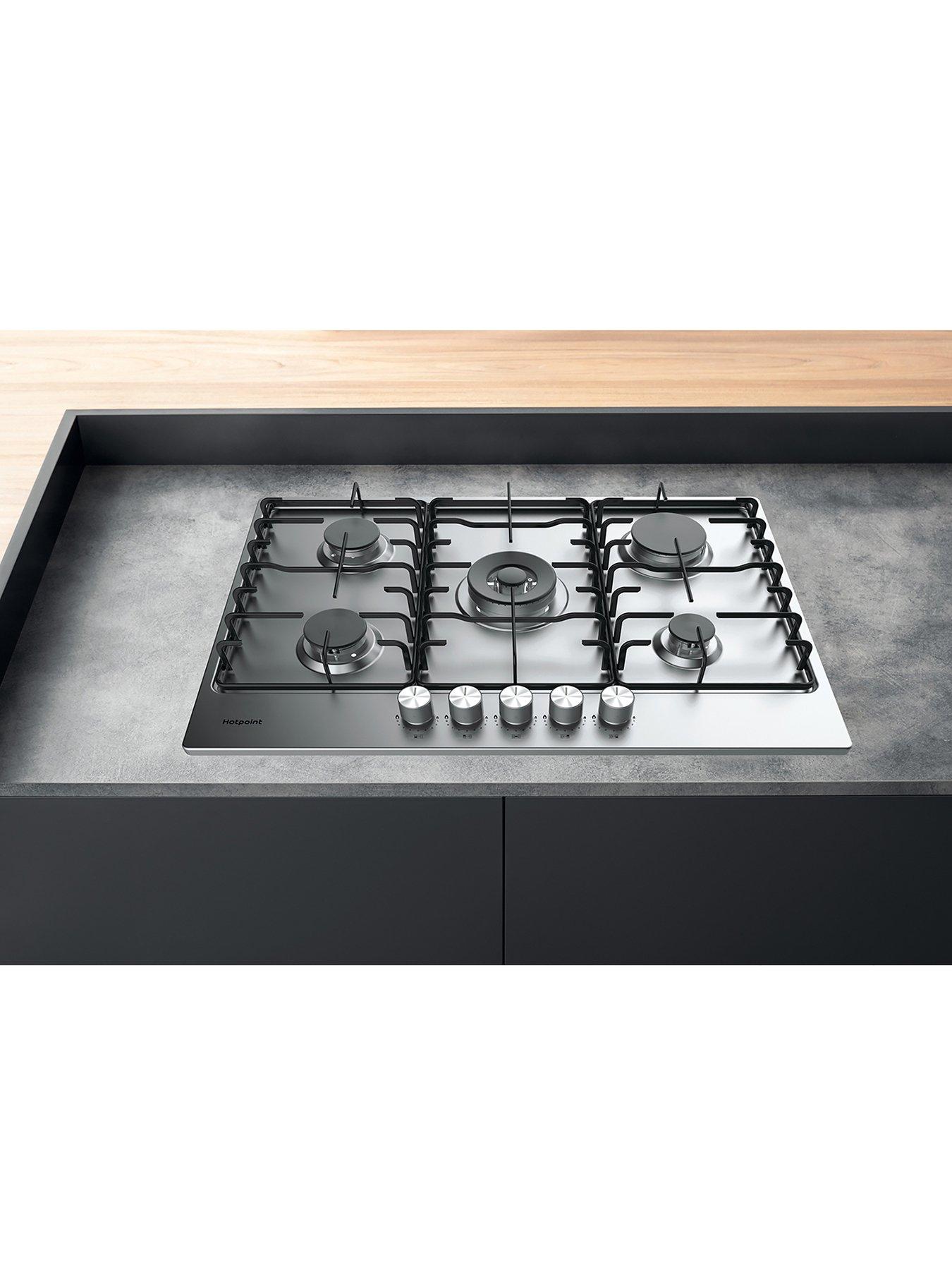 Image 2 of 5 of Hotpoint PPH75PDFIXUK 75cm Wide&nbsp;Built-in 5-Burner&nbsp;Gas Hob