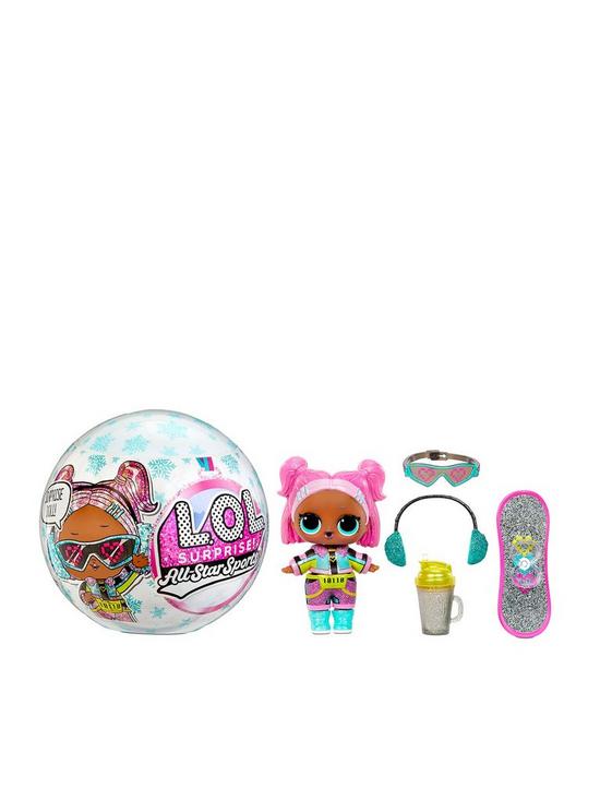 stillFront image of lol-surprise-all-star-sports-series-5-winter-games-sparkly-dolls-with-8-surprises-accessories-surprise-doll