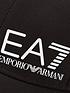  image of ea7-emporio-armani-core-id-logo-baseball-cap-black