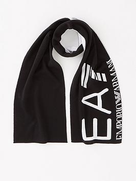 ea7-emporio-armani-visibility-logo-knitted-scarf-black