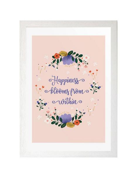 east-end-prints-happiness-blooms-from-within-by-showmemars-a3-framed-print