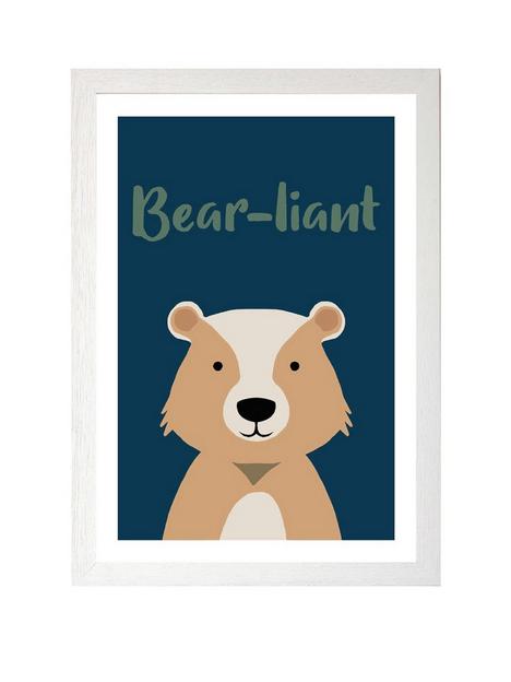east-end-prints-bear-liant-a3-framed-print