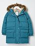  image of fatface-girls-lily-longline-coat-teal