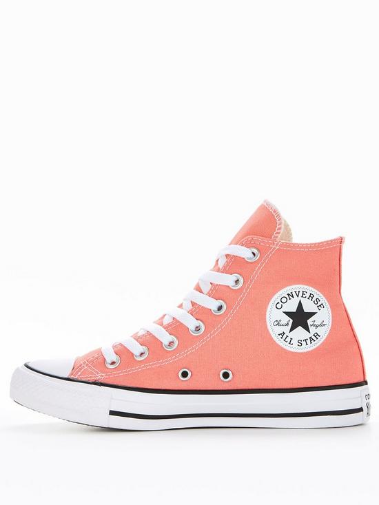 front image of converse-chuck-taylor-all-star-hi-top-plimsoll-pink
