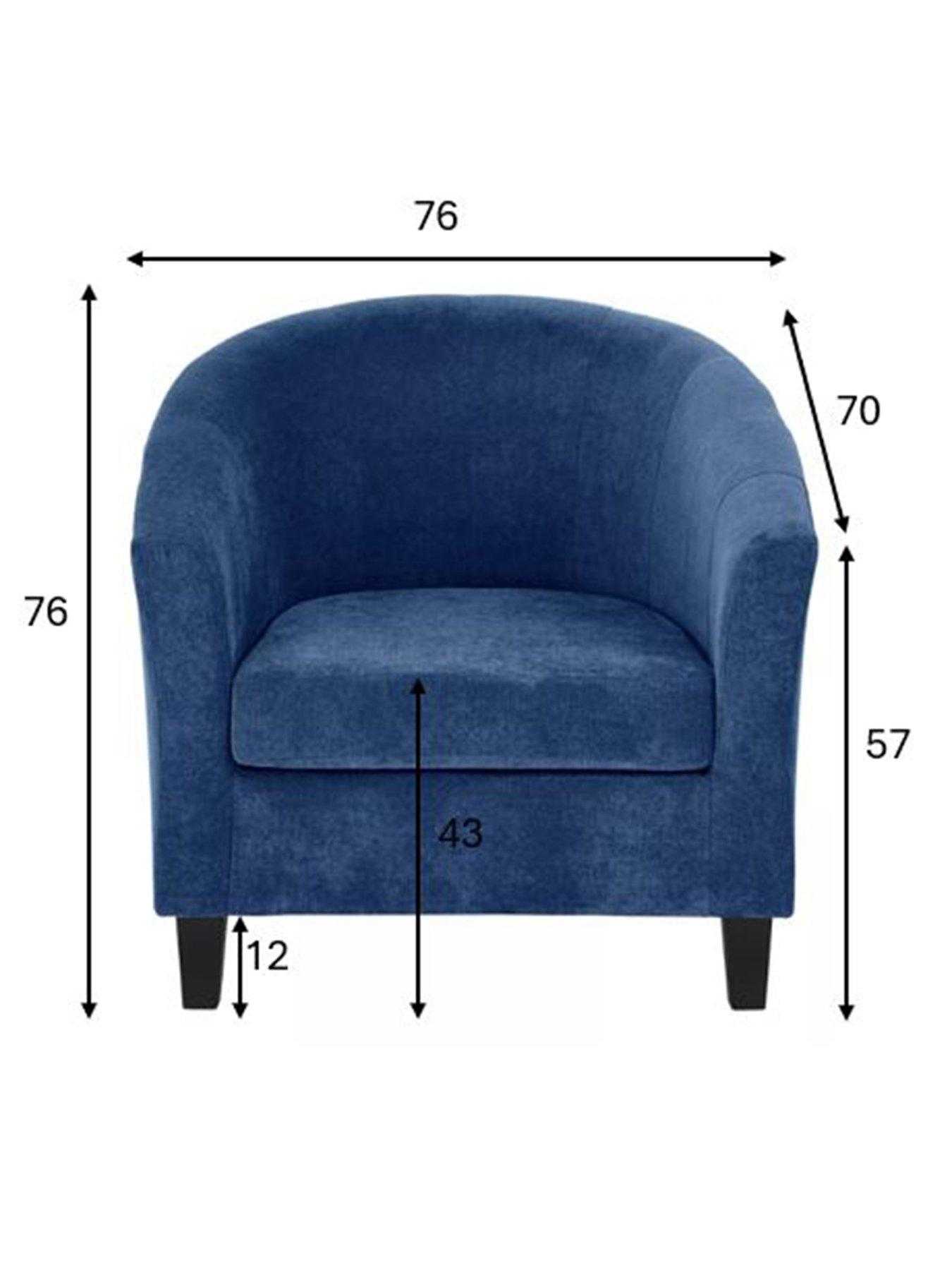 Image 4 of 6 of The Very Collection Regal Fabric Tub Chair&nbsp;- FSC&reg; Certified