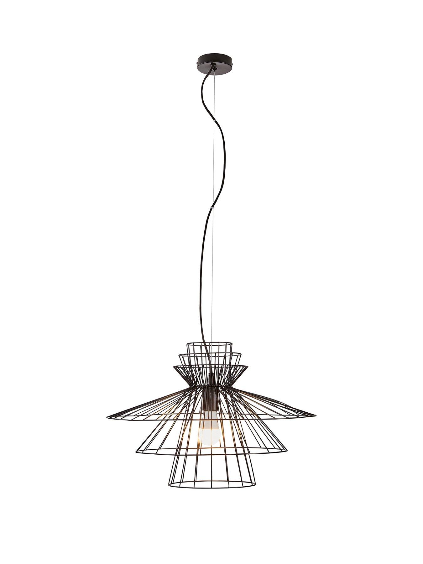 stillFront image of the-very-collection-orien-large-wire-lightnbsppendant