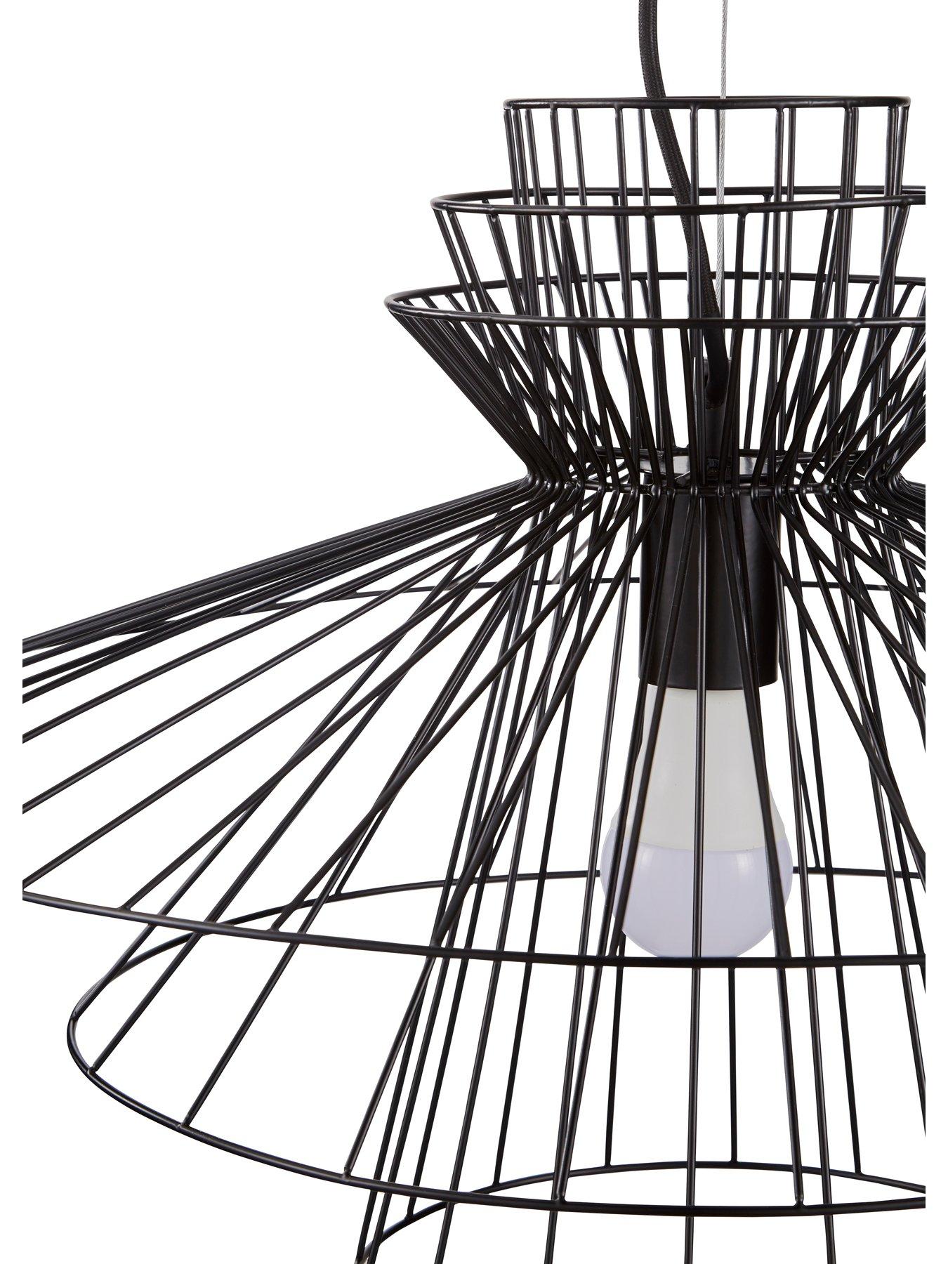  image of the-very-collection-orien-large-wire-lightnbsppendant