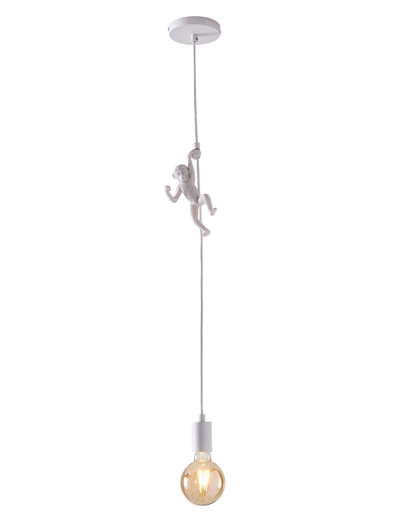 Very Home Hanging Monkey Pendant