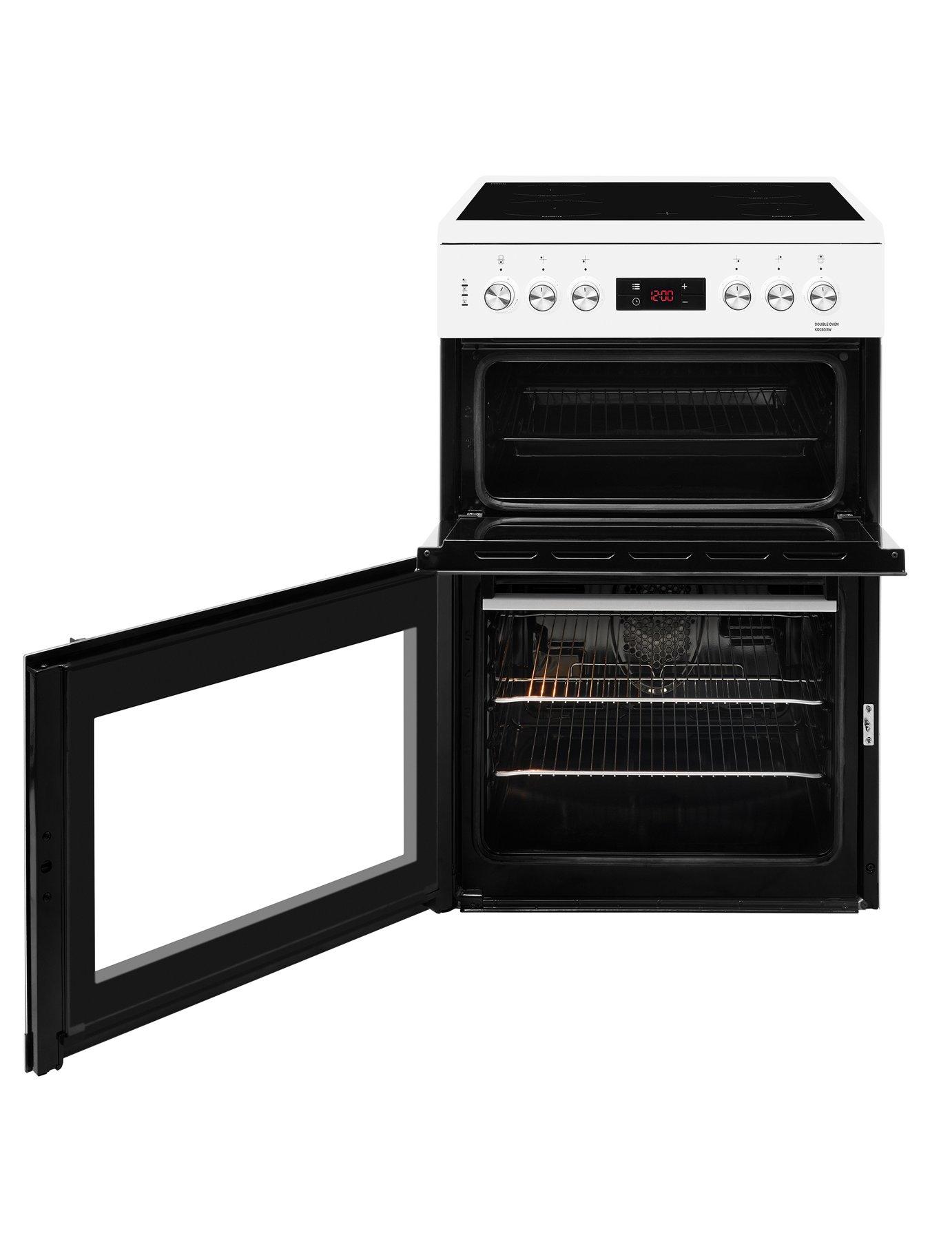 Beko KDC653W 60cm Double Oven Electric Cooker