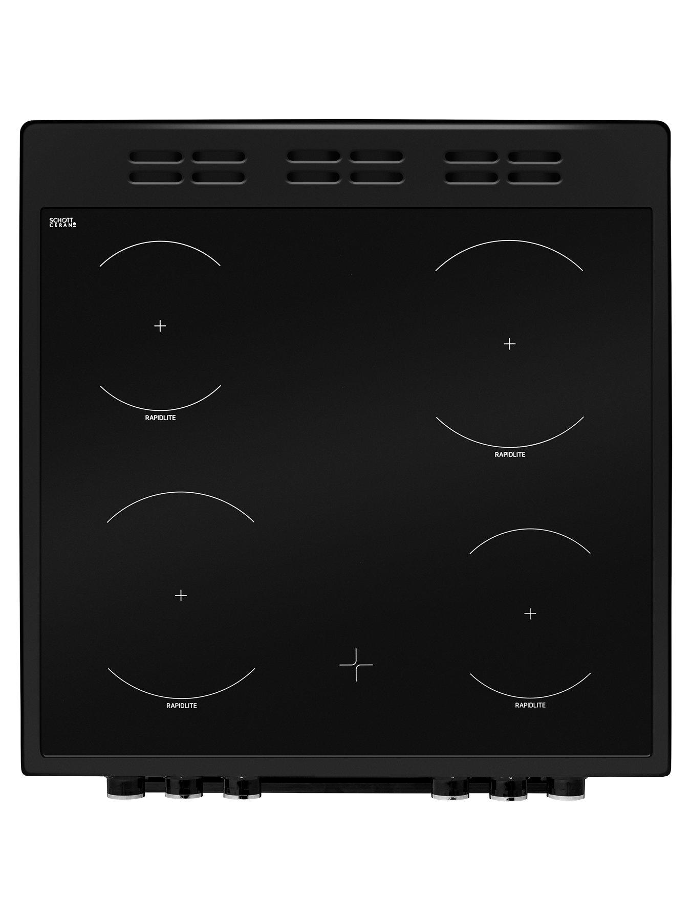 Beko KDC653K 60CM Double Oven Electric Cooker, Black