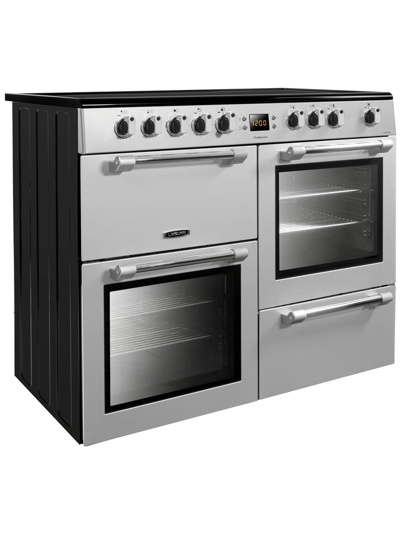  image of leisure-ck100c210s-100cmnbspcookmaster-electric-range-cooker-silver