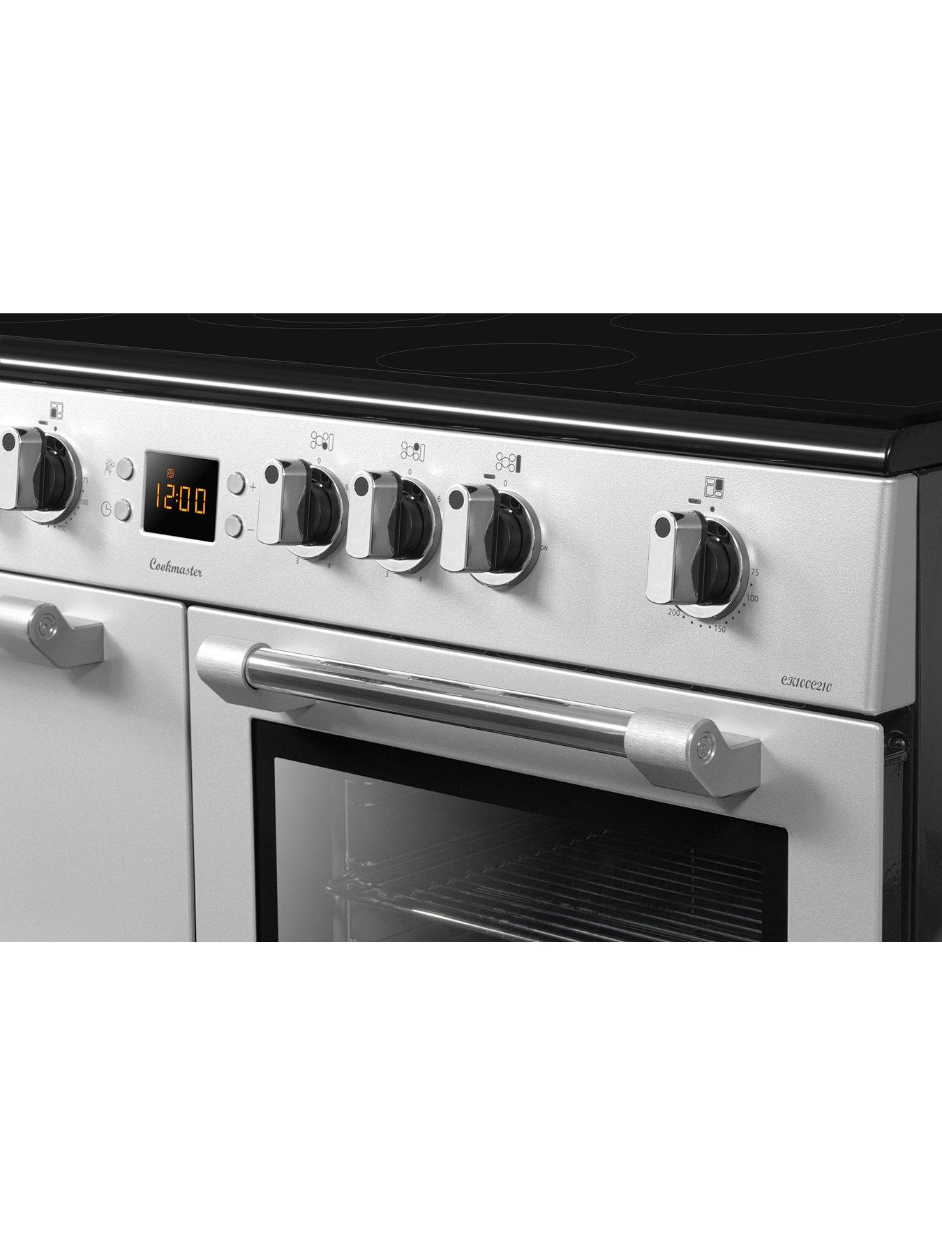  image of leisure-ck100c210s-100cmnbspcookmaster-electric-range-cooker-silver
