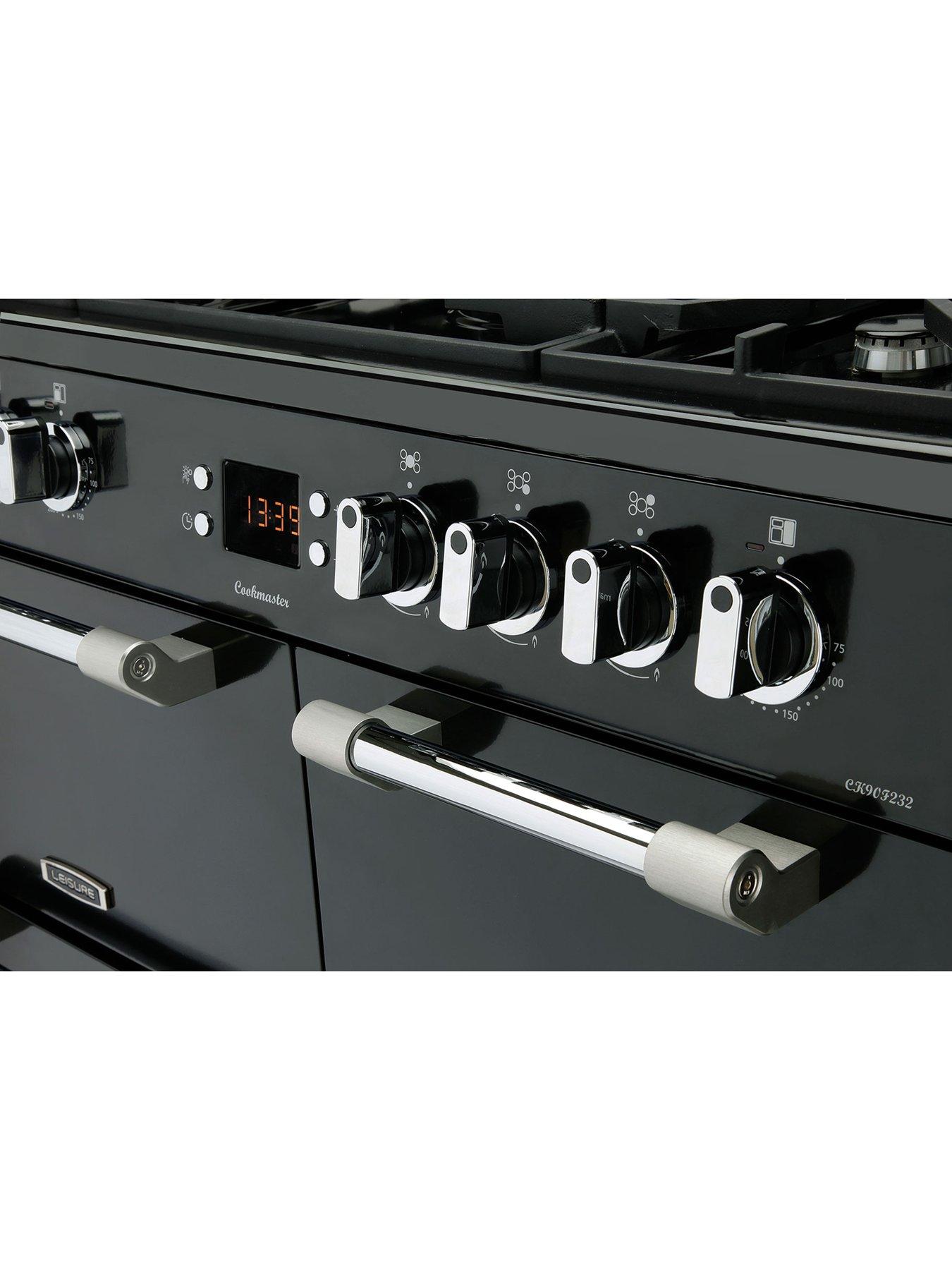Leisure CK90F232K 90cm Cookmaster Dual Fuel Range Cooker Black