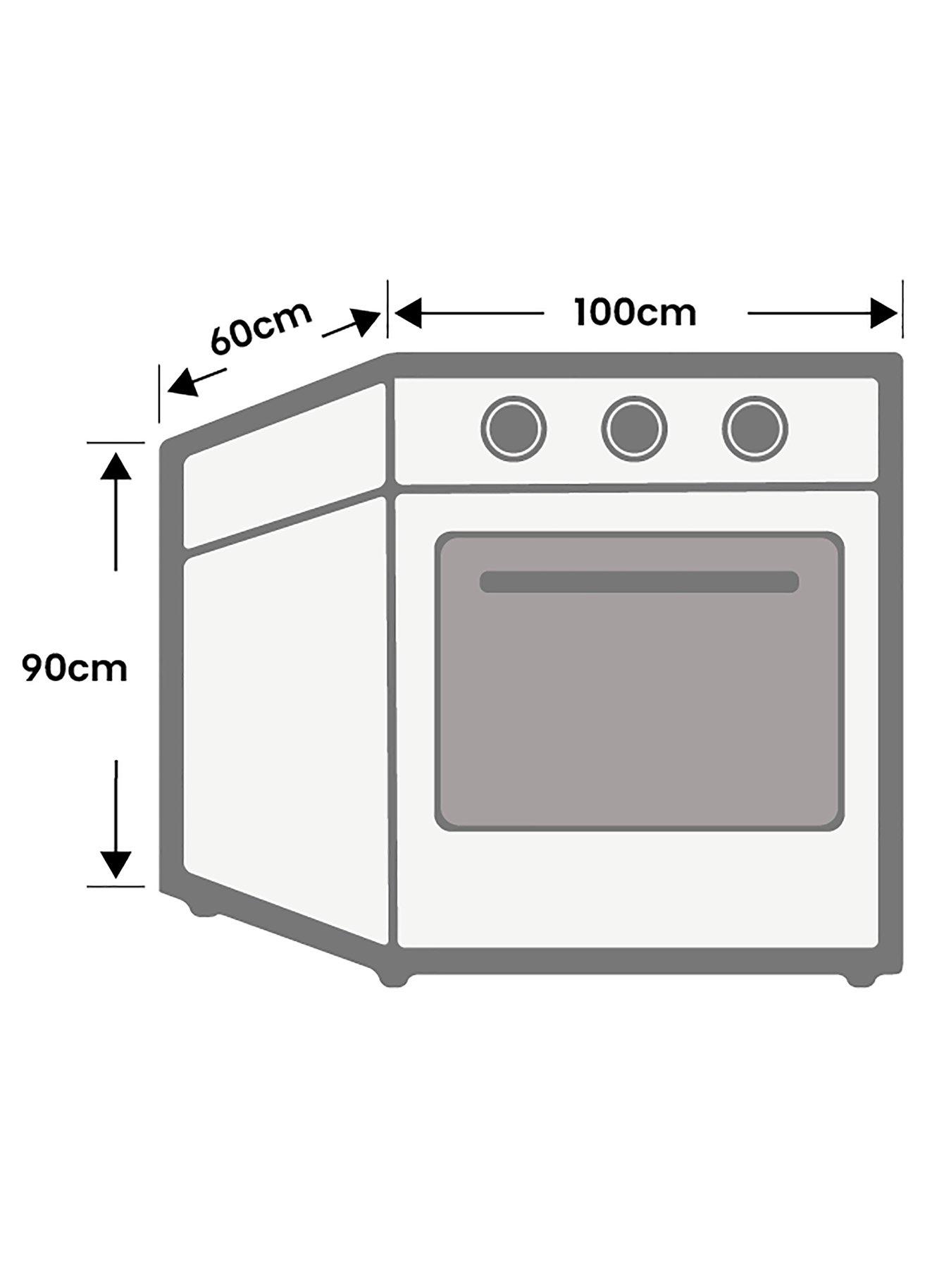 Image 7 of 7 of Beko KDVF100K 100cm Wide&nbsp;Dual Fuel&nbsp;Double Oven Range Cooker - Black