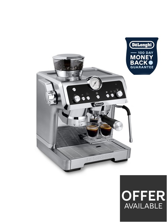 stillFront image of delonghi-la-specialista-prestigio-bean-to-cup-coffee-machine-ec9355m-silverblack