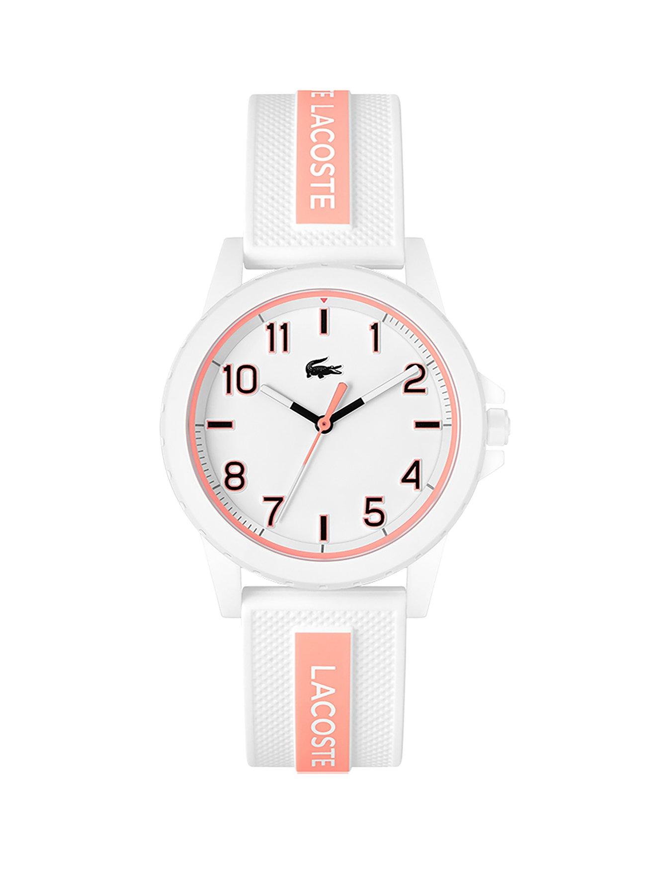 undefined White Dial Pink  &  White Kids/Teen Watch