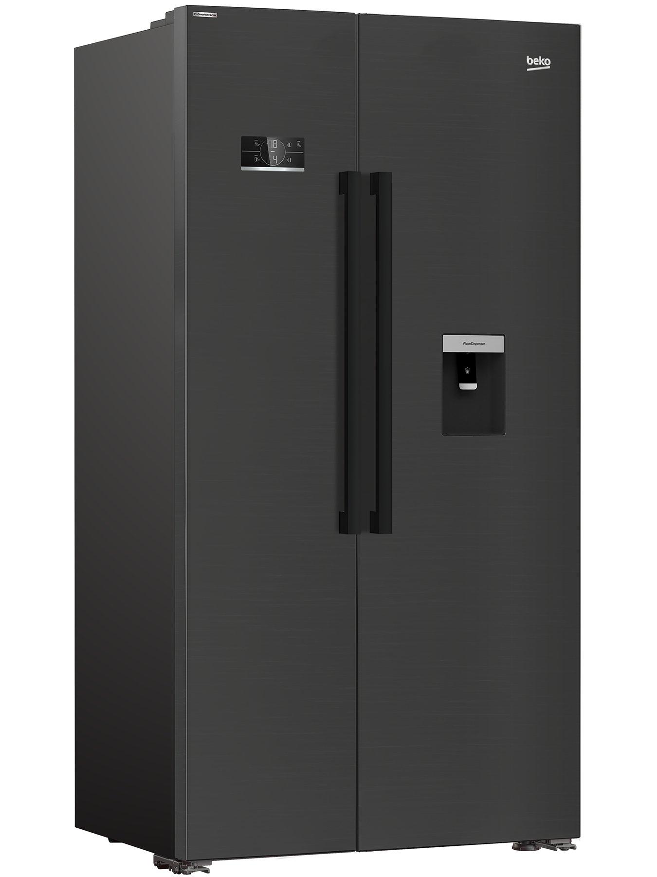Beko ASD2341VB HarvestFresh American Style Fridge Freezer with Water